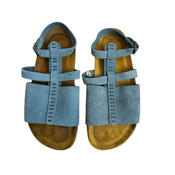 Sundance Warm Earth Sandals Blue Gladiator Size 37 = US 7 - Picture 2 of 10